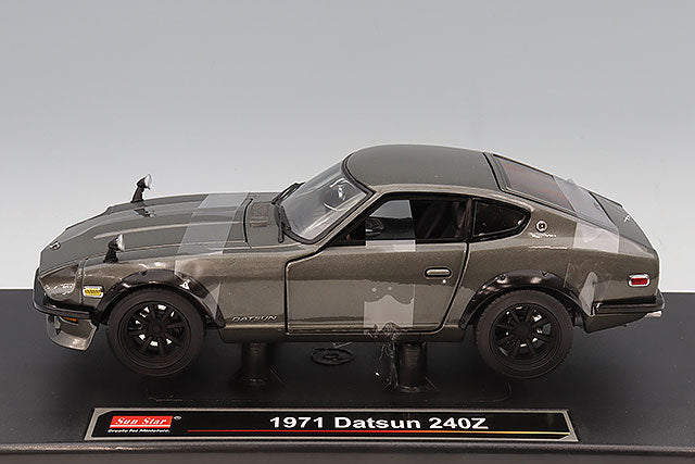 Sun Star SS3517 1/18 Datsun 240Z 1971 Dark Gray LHD - image 2