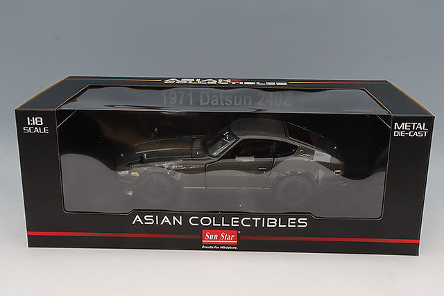 Sun Star SS3517 1/18 Datsun 240Z 1971 Dark Gray LHD - image 4