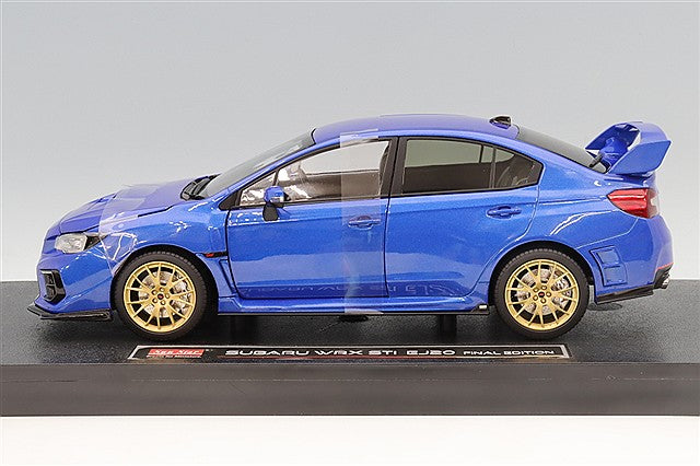 Sun Star SS5558 1/18 Subaru WRX STI EJ20 Final Edition WB Blue Pearl - image 2