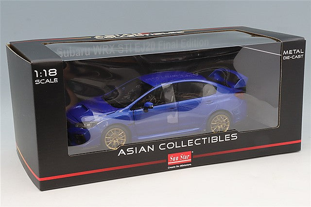 Sun Star SS5558 1/18 Subaru WRX STI EJ20 Final Edition WB Blue Pearl - image 7