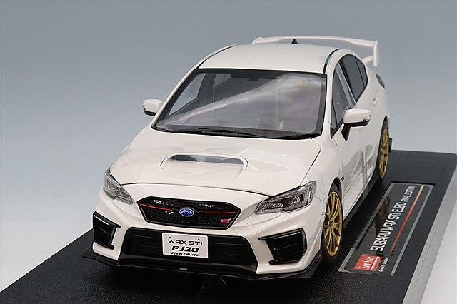 Sun Star SS5559 1/18 Subaru WRX STI EJ20 Final Edition Crystal White Pearl - image 1