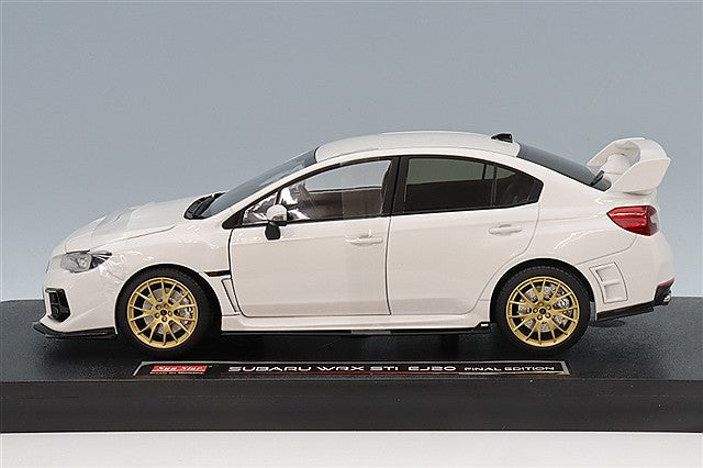 Sun Star SS5559 1/18 Subaru WRX STI EJ20 Final Edition Crystal White Pearl - image 2