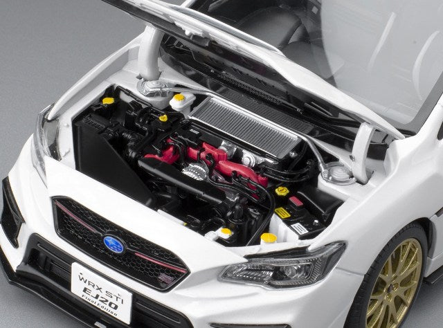 Sun Star SS5559 1/18 Subaru WRX STI EJ20 Final Edition Crystal White Pearl - image 5