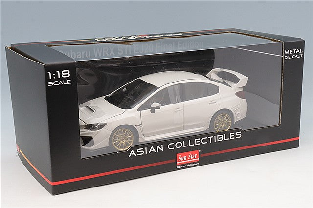 Sun Star SS5559 1/18 Subaru WRX STI EJ20 Final Edition Crystal White Pearl - image 7