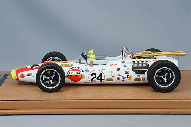 Tecnomodel TM18-178A 1/18 Lola T90 Ford 1966 Indianapolis 500 Winner #24 G. Hill - image 2