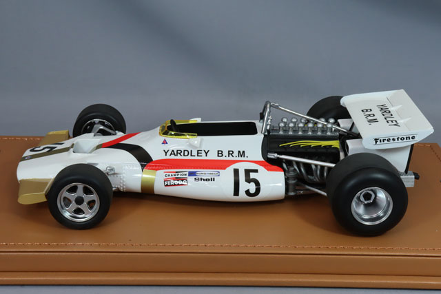 Tecnomodel TM18-183D 1/18 BRM P160 1971 Monaco GP #15 P. Rodriguez - image 2