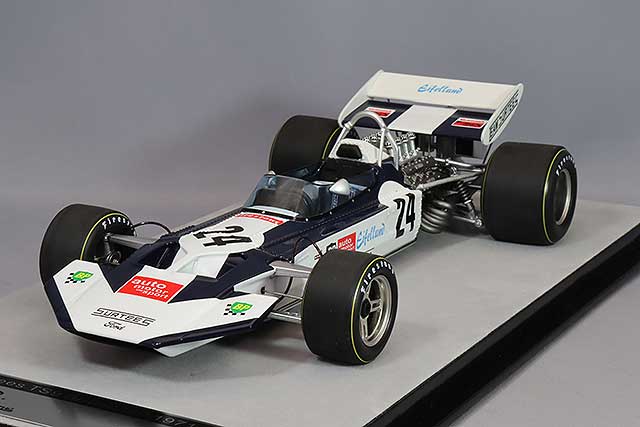 Tecnomodel TM18-259A 1/18 Surtees TS9 1971 British GP #24 R. Stommelen - image 1