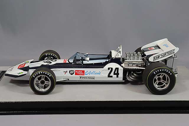 Tecnomodel TM18-259A 1/18 Surtees TS9 1971 British GP #24 R. Stommelen - image 2