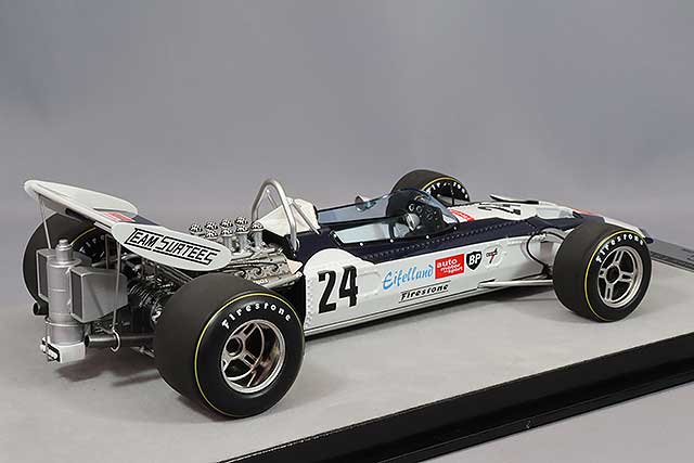 Tecnomodel TM18-259A 1/18 Surtees TS9 1971 British GP #24 R. Stommelen - image 3