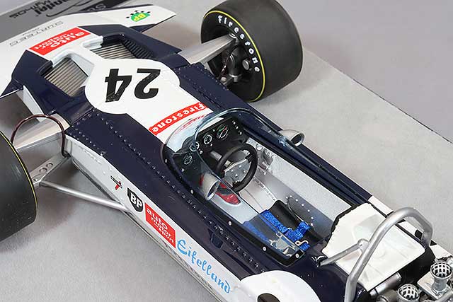 Tecnomodel TM18-259A 1/18 Surtees TS9 1971 British GP #24 R. Stommelen - image 5