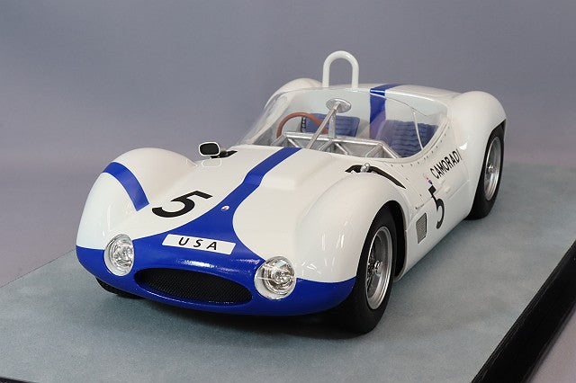 Tecnomodel TM18-276A 1/18 Maserati Tipo 61 Birdcage 1960 Nurburgring 1000km Winner #5 S. Moss / D. Gurney - image 1