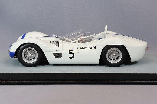 Tecnomodel TM18-276A 1/18 Maserati Tipo 61 Birdcage 1960 Nurburgring 1000km Winner #5 S. Moss / D. Gurney - image 2