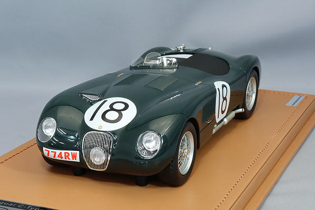 Tecnomodel TM18-290B 1/18 Jaguar C-Type Jaguar Racing Team 1953 Le Mans Winner #18 T. Rolt / D. Hamilton - image 1