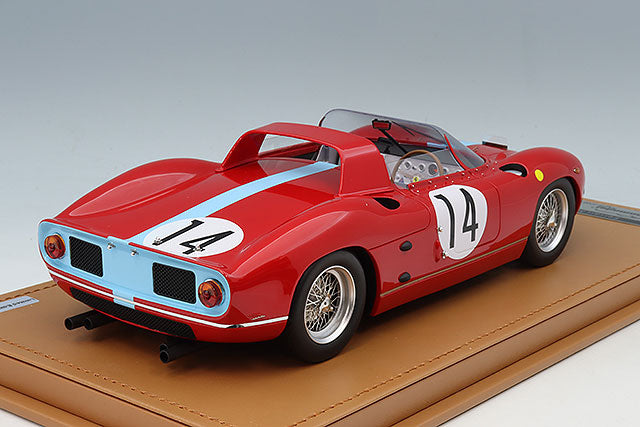 Tecnomodel TM18-309C 1/18 Ferrari 330P Maranello Concessionaires 1964 Le Mans Second Place #14 G. Hill / J. Bonnier - image 3