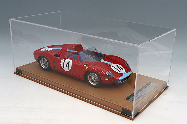 Tecnomodel TM18-309C 1/18 Ferrari 330P Maranello Concessionaires 1964 Le Mans Second Place #14 G. Hill / J. Bonnier - image 4