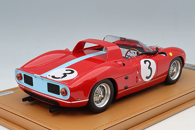 Tecnomodel TM18-309E 1/18 Ferrari 330P Maranello Concessionaires 1964 Tourist Trophy Winner #3 G. Hill - image 3