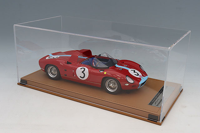 Tecnomodel TM18-309E 1/18 Ferrari 330P Maranello Concessionaires 1964 Tourist Trophy Winner #3 G. Hill - image 4