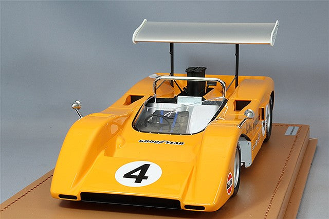 Tecnomodel TM18-330A 1/18 McLaren M8B 1969 Can-Am Watkins Glen Winner #4 B. McLaren - image 1