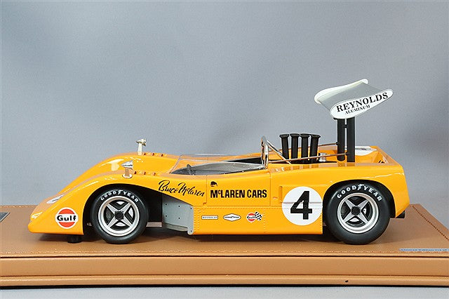 Tecnomodel TM18-330A 1/18 McLaren M8B 1969 Can-Am Watkins Glen Winner #4 B. McLaren - image 2