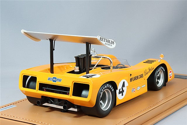 Tecnomodel TM18-330A 1/18 McLaren M8B 1969 Can-Am Watkins Glen Winner #4 B. McLaren - image 3