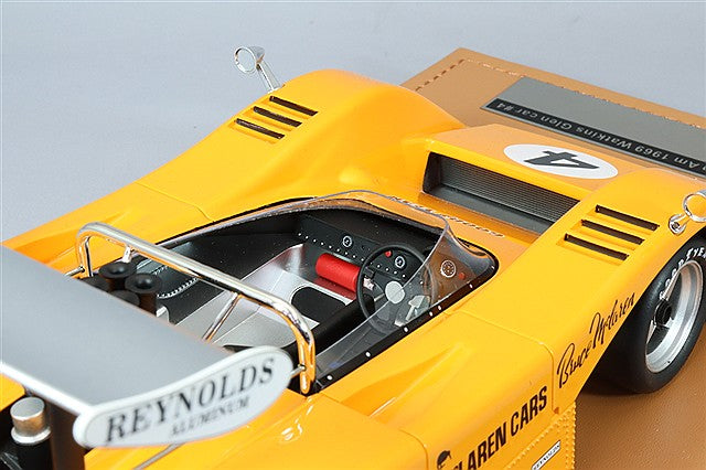 Tecnomodel TM18-330A 1/18 McLaren M8B 1969 Can-Am Watkins Glen Winner #4 B. McLaren - image 4