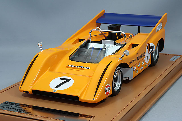 Tecnomodel TM18-331B 1/18 McLaren M8D 1970 Can-Am Road America Winner #7 P. Gethin - image 1