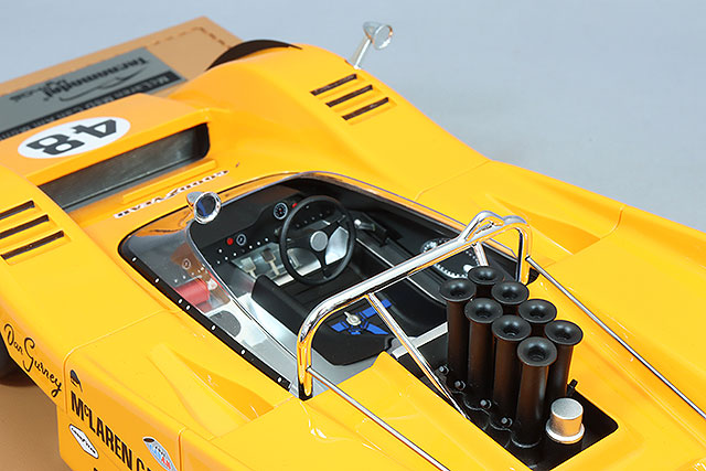 Tecnomodel TM18-331C 1/18 McLaren M8D 1970 Can-Am Mont Tremblant Winner #48 D. Gurney - image 4