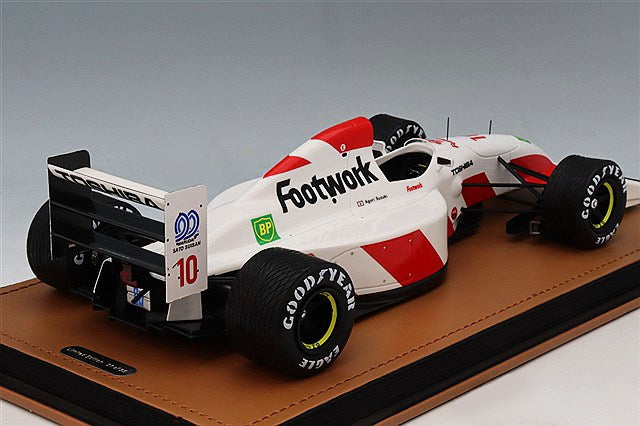 Tecnomodel TM18-375C 1/18 Footwork FA13 1992 Belgian GP #10 Aguri Suzuki with Rain Tires - image 3