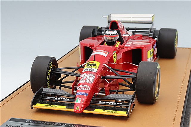 Tecnomodel TMD18-333B 1/18 Ferrari 412 T2 1995 Monaco GP Third Place #28 G. Berger with Driver Figure - image 1