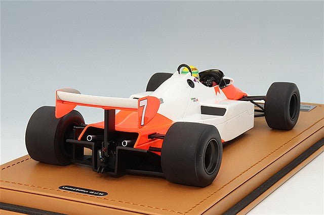 Tecnomodel TMD18-402E 1/18 McLaren MP4/1C 1983 Silverstone Test #7 A. Senna with Driver Figure - image 3
