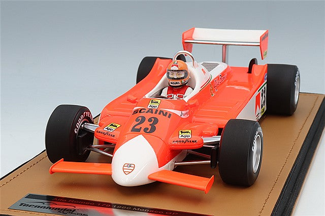 Tecnomodel TMD18-421D 1/18 Marlboro Alfa Romeo 179 1980 Monaco GP #23 B. Giacomelli with Driver Figure - image 1