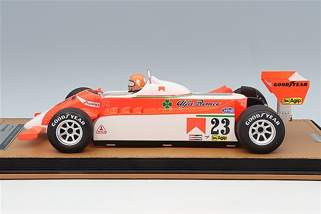 Tecnomodel TMD18-421D 1/18 Marlboro Alfa Romeo 179 1980 Monaco GP #23 B. Giacomelli with Driver Figure - image 2