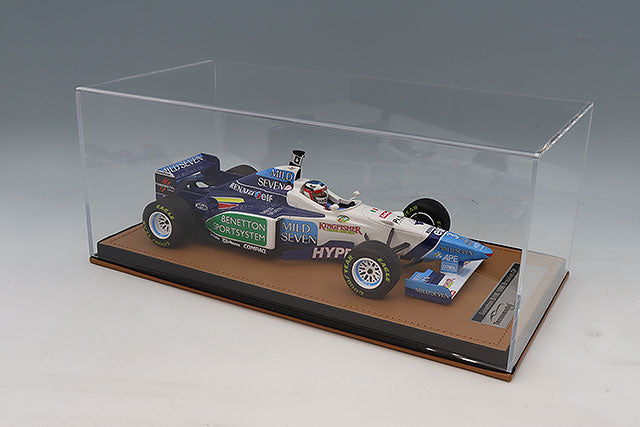 Tecnomodel TMD18-423A 1/18 Benetton B196 1996 British GP #3 J. Alesi with Rain Tires & Driver Figure - image 4