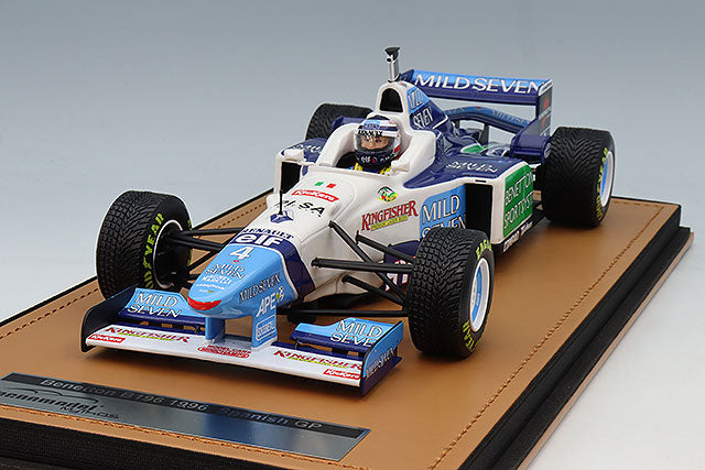 Tecnomodel TMD18-423B 1/18 Benetton B196 1996 Spanish GP #4 G. Berger with Rain Tires & Driver Figure - image 1