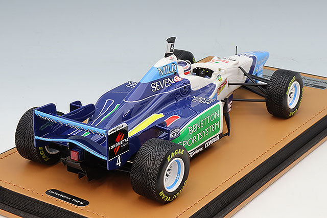 Tecnomodel TMD18-423B 1/18 Benetton B196 1996 Spanish GP #4 G. Berger with Rain Tires & Driver Figure - image 3