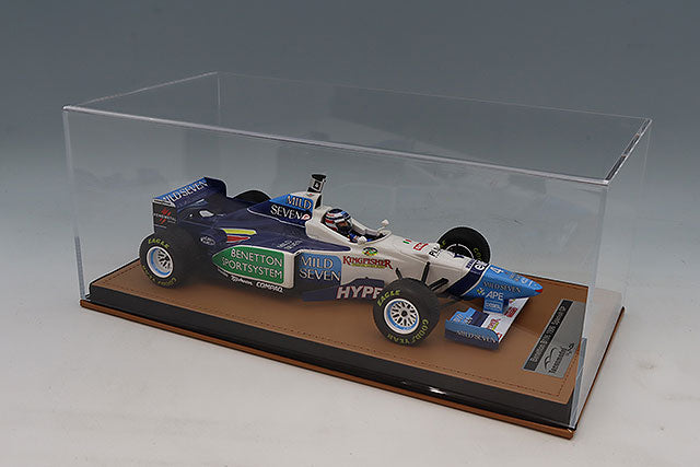 Tecnomodel TMD18-423B 1/18 Benetton B196 1996 Spanish GP #4 G. Berger with Rain Tires & Driver Figure - image 4