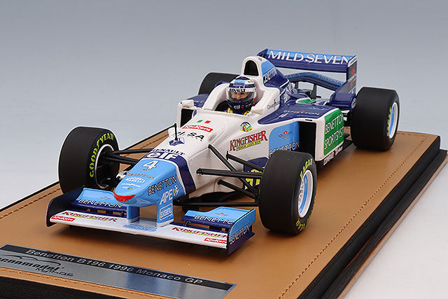 Tecnomodel TMD18-423D 1/18 Benetton B196 1996 Monaco GP #4 G. Berger with Driver Figure - image 1