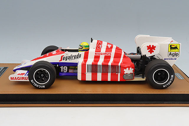 Tecnomodel TMD18-441B 1/18 Toleman TG184 1984 Portuguese GP A. Senna with Driver Figure - image 2
