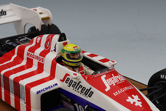 Tecnomodel TMD18-441B 1/18 Toleman TG184 1984 Portuguese GP A. Senna with Driver Figure - image 4