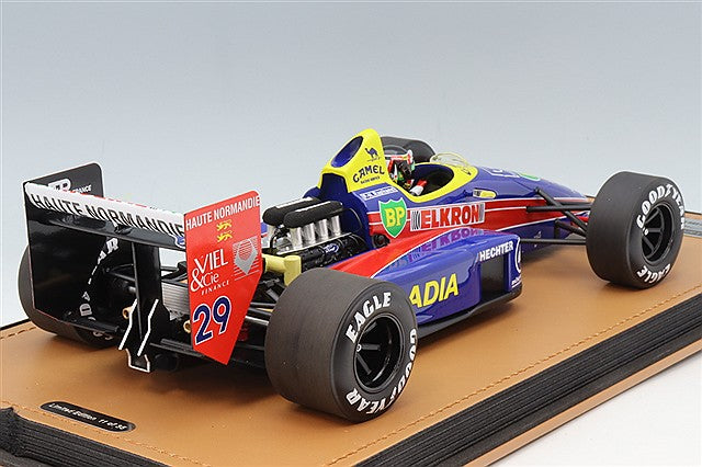 Tecnomodel TMD18-469A 1/18 Larrousse Lola LC88 Ford Cosworth DFZ 1988 Japanese GP F1 Debut Sixteenth Place #29 Aguri Suzuki with Driver Figure - image 3