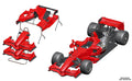 Tameo TMK374 1/43 Ferrari F2007 Brazilian GP 2007 Metal Model Kit - image 1