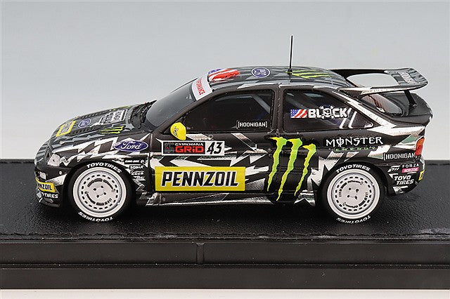 Top Marques TOP43031C 1/43 Ford Escort RS Cosworth Monster Energy #43 Black Ken Block - image 2