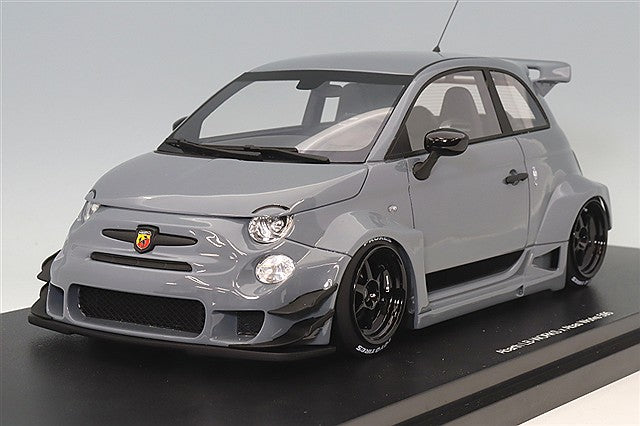 Top Speed TS0612 1/18 Abarth 595 LB-WORKS x Abas Works Gray - image 1