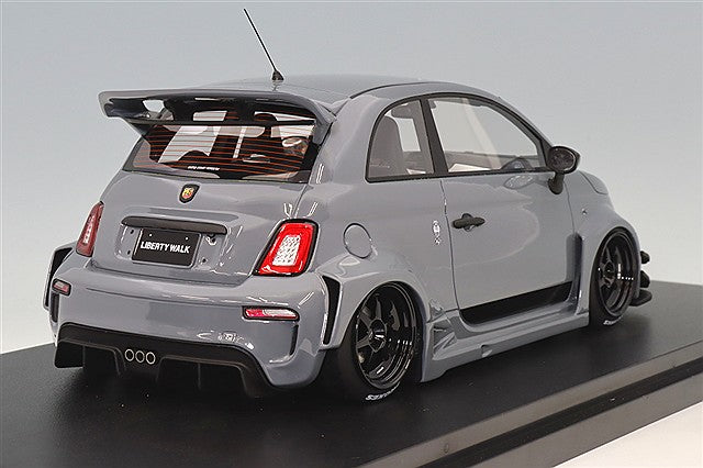 Top Speed TS0612 1/18 Abarth 595 LB-WORKS x Abas Works Gray - image 3