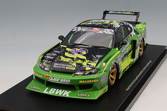 Top Speed TS0694 1/18 Nissan Silvia S15 LB-Super Silhouette V2 2024 Formula Drift Japan #555 Y. Faust - image 1