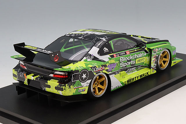 Top Speed TS0694 1/18 Nissan Silvia S15 LB-Super Silhouette V2 2024 Formula Drift Japan #555 Y. Faust - image 3
