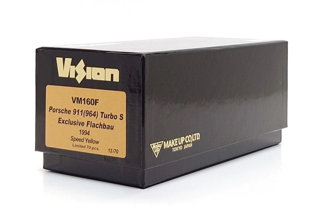 VISION VM160F Porsche 911 964 Turbo S Exclusive Flachbau 1994 Speed Yellow - original box