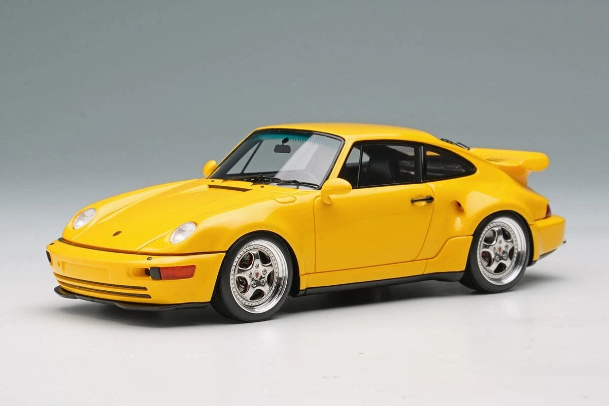 VISION VM160F 1/43 Porsche 911 (964) Turbo S Flatnose 1994 Speed Yellow - image 1