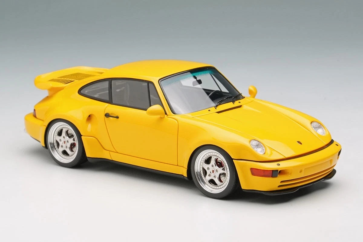 VISION VM160F 1/43 Porsche 911 (964) Turbo S Flatnose 1994 Speed Yellow - image 2