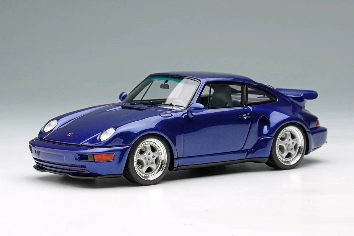 VISION VM160G 1/43 Porsche 911 (964) Turbo S Flatnose 1994 Cobalt Blue Metallic - image 1